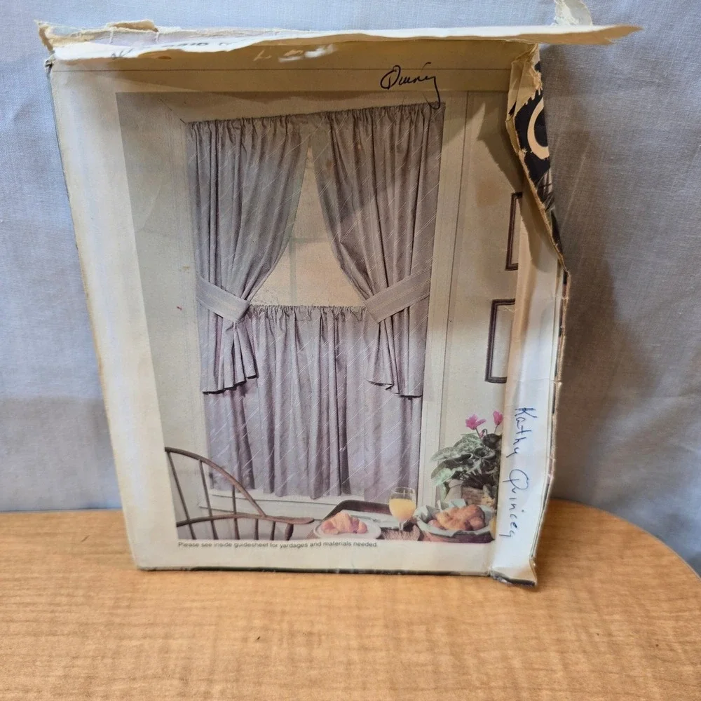 Sewing Patterns Butterick Window Curtains 5349 McCalls Craft 8918‎ Vintage 1990s